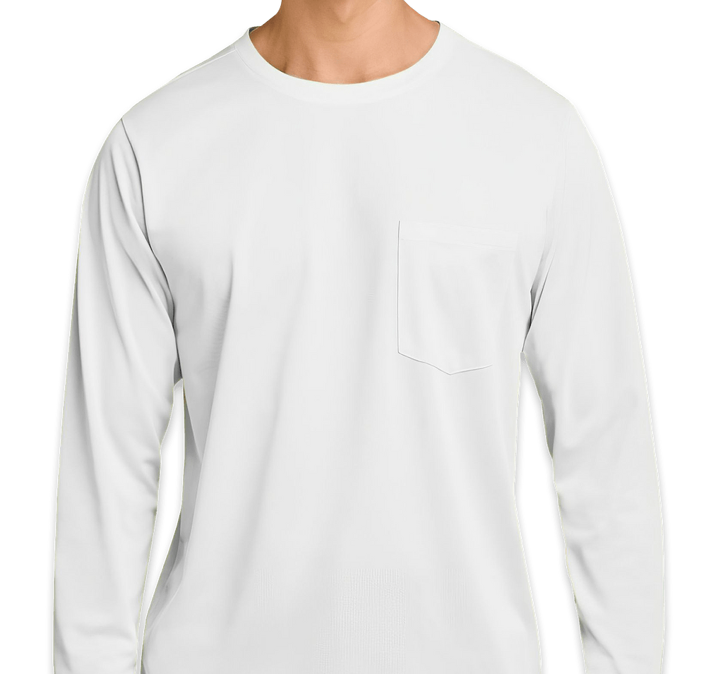 Harriton Charge Snag and Soil Protect Long Sleeve Performance Shirt-default