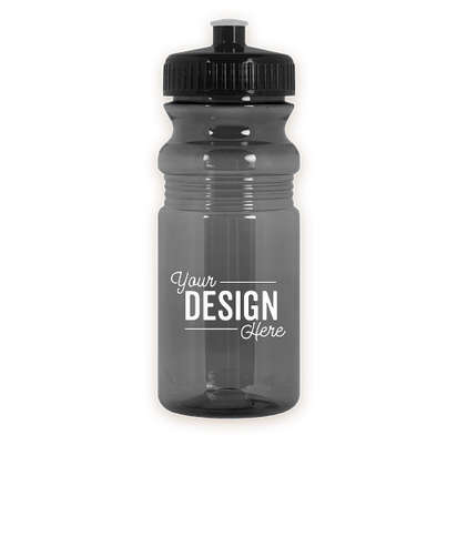 20 oz. Translucent Bike Water Bottle - Translucent Smoke