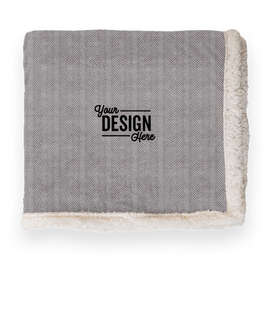Kanata Original Lambswool Blanket - Color: Herringbone Gray