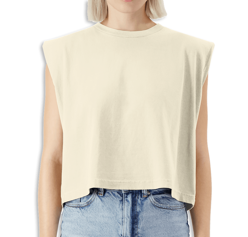 American Apparel Women's Garment Dyed Boxy Muscle Tank-default