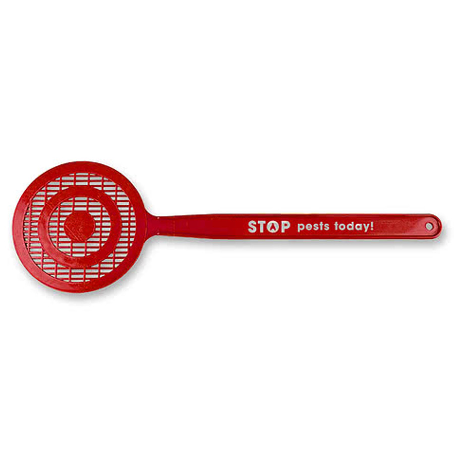 Bull's Eye Fly Swatter in Red