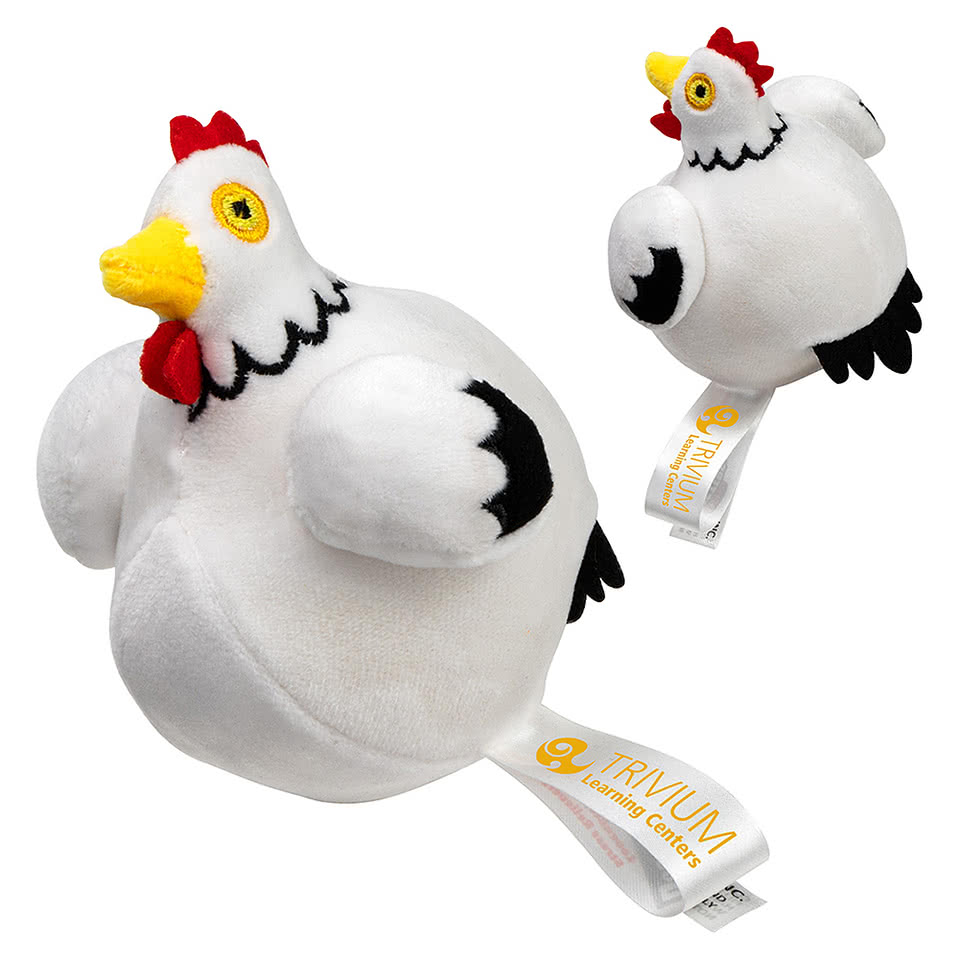 Stress Busters Chicken Plush Gel Stress Reliever