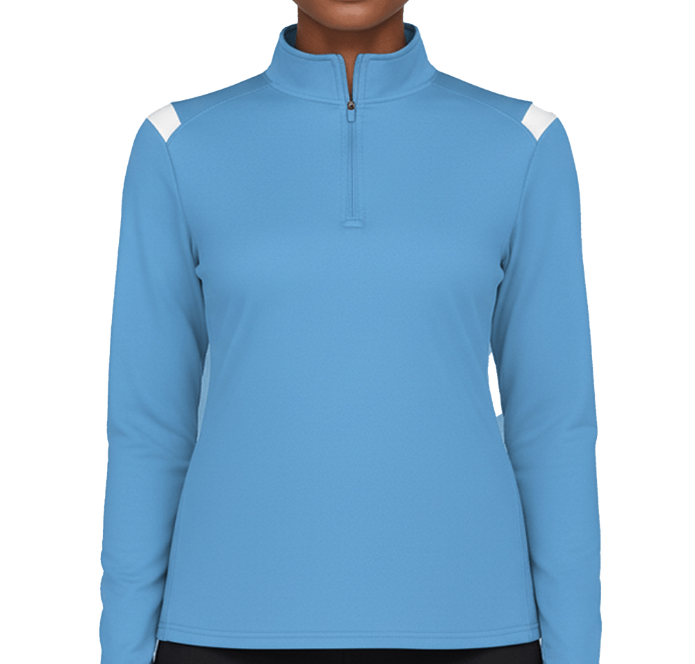 Badger Women's On The Rise Sport Paneled Performance Quarter Zip Pullover-default