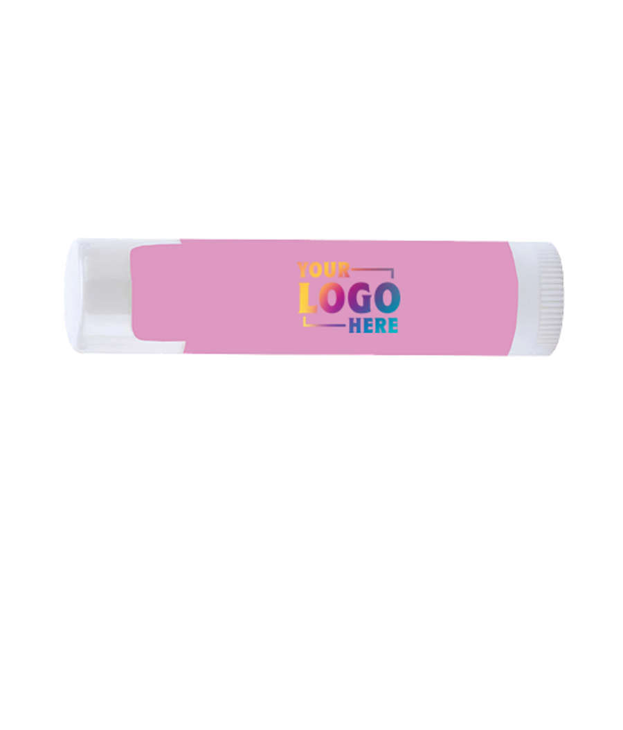 Full Color Natural Beeswax Peppermint Lip Moisturizer in Charity Pink