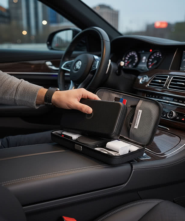 Cutter & Buck 3-in-1 Charging Tech Case