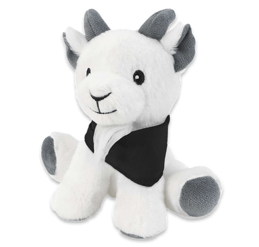 6" Little Buddy Goat Plush Animal in Black