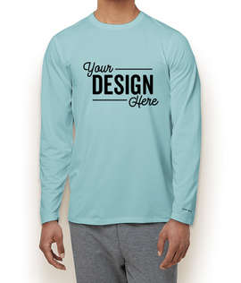 Paragon Aruba Extreme UPF 50 Long Sleeve Performance Blend Shirt - Color: Aqua Blue
