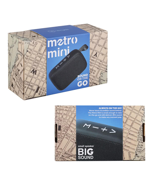 Full Color Metro Mini Wireless Bluetooth Speaker