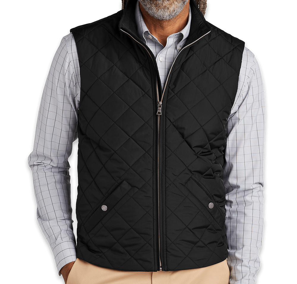 Brooks Brothers Quilted Soft Shell Vest-default