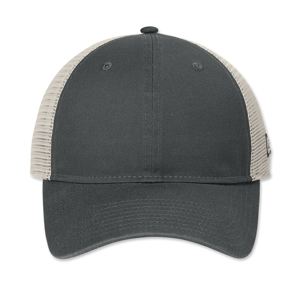 New Era Unstructured Mesh Snapback Trucker Hat-default
