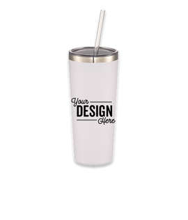 22 oz. Thor Copper Vacuum Insulated Tumbler - Color: White