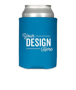 Foldable Can Cooler - Color: Neon Blue