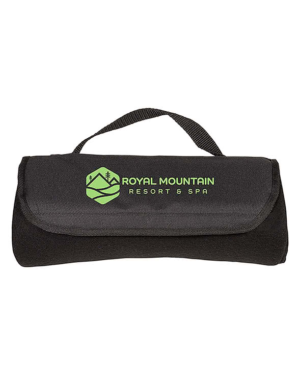 Fleece Roll Up Blanket with Handle