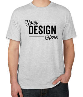 Next Level USA-Made Tri-Blend T-shirt - Color: Heather White