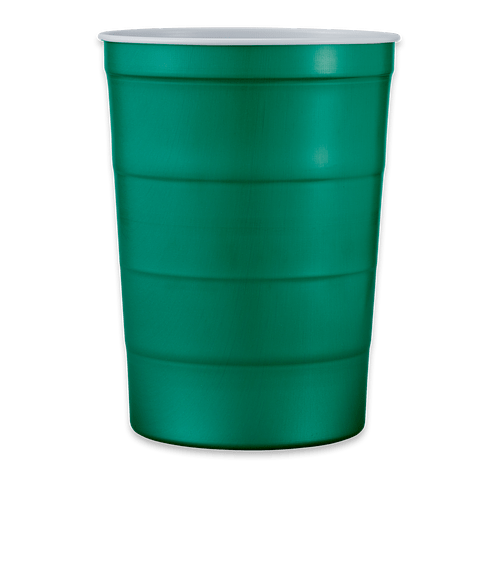 Steel Chill-Cups 16 oz. Recyclable Cup in Green