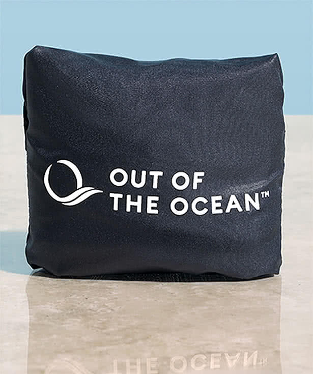 Out of the Ocean Pocket Tote Bag