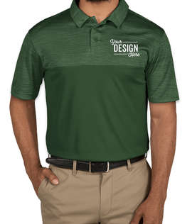 Augusta Tonal Heather Performance Polo - Color: Dark Green