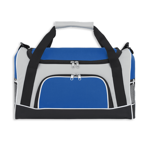 Tri-Pocket Sport Duffel Bag in Royal