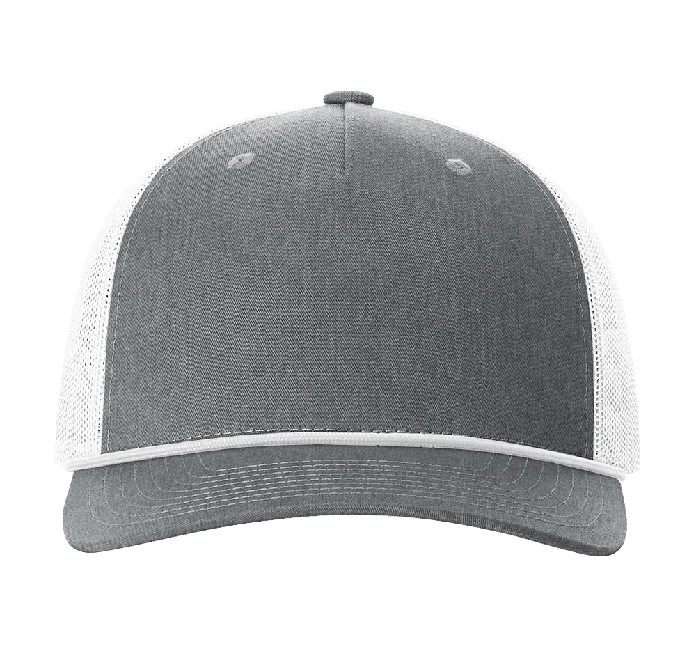 Richardson Five-Panel Rope Snapback Trucker Hat - Printed-default