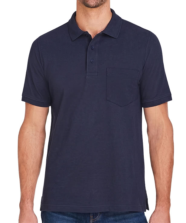 Harriton Valiant Snag Protection Pocket Polo - Embroidered