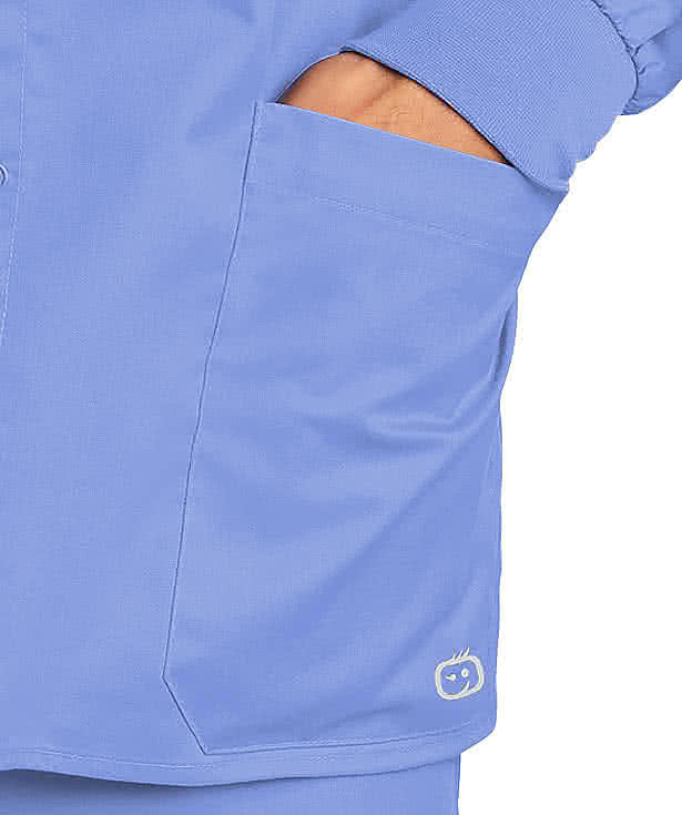 Wink WorkFlex Snap-Front Scrub Jacket