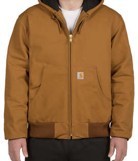 Carhartt Water Repellent Flannel Lined Hooded Jacket