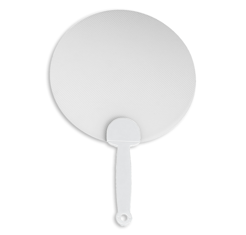 Plastic Circle Hand Fan-default