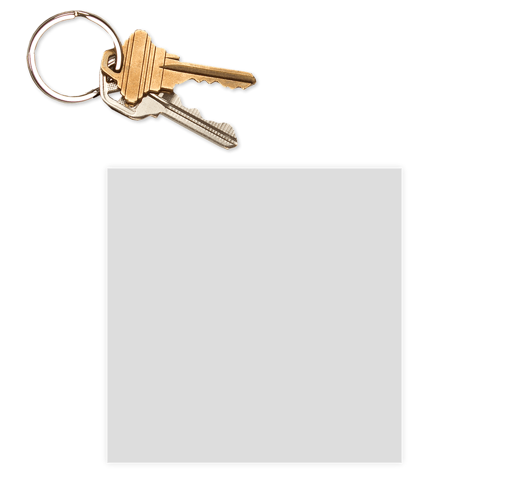 4 in. x 4 in. Square Static Stick Window Cling-default