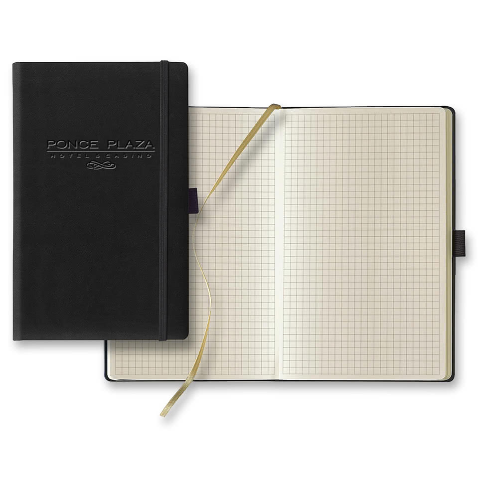 Castelli Debossed Tucson Medio Graph Hard Cover Notebook