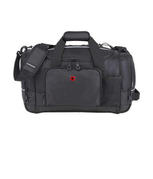 Wenger Apex Recycled Sport Duffel Bag in Black