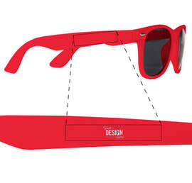 Sun Ray Sunglasses - Color: Red