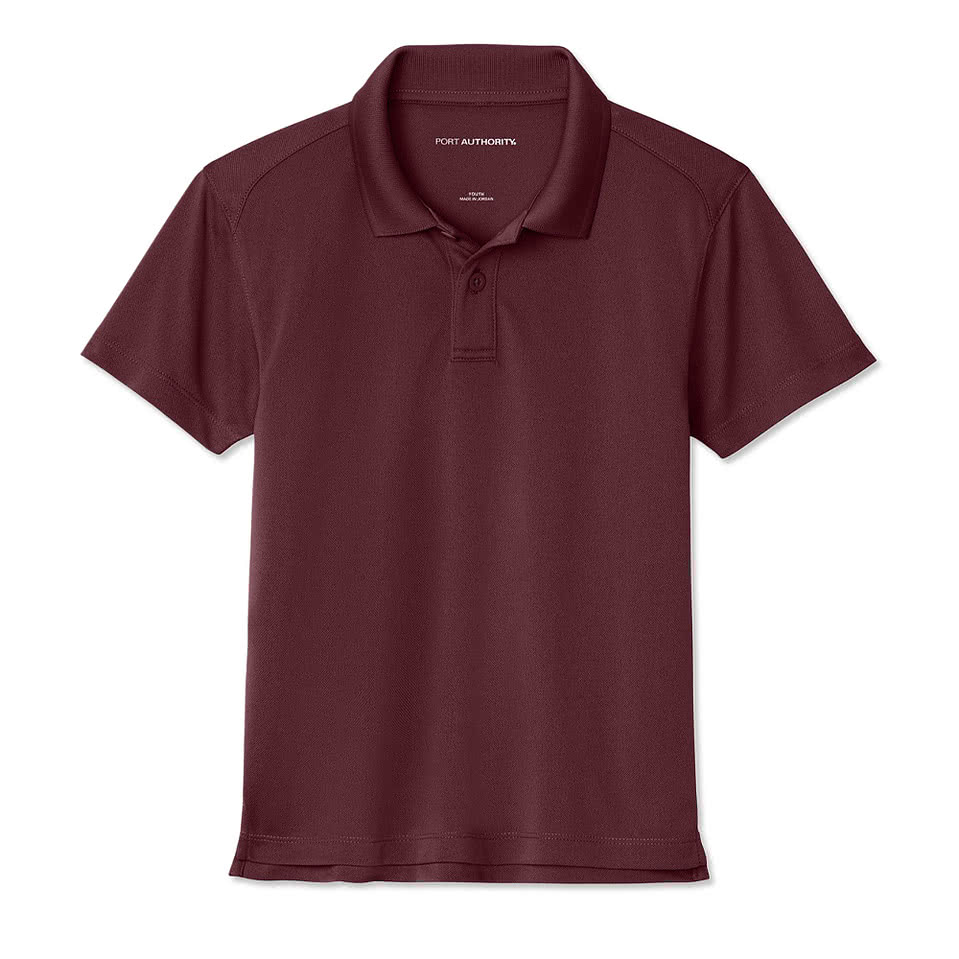Port Authority Youth Wearever Performance Pique Polo