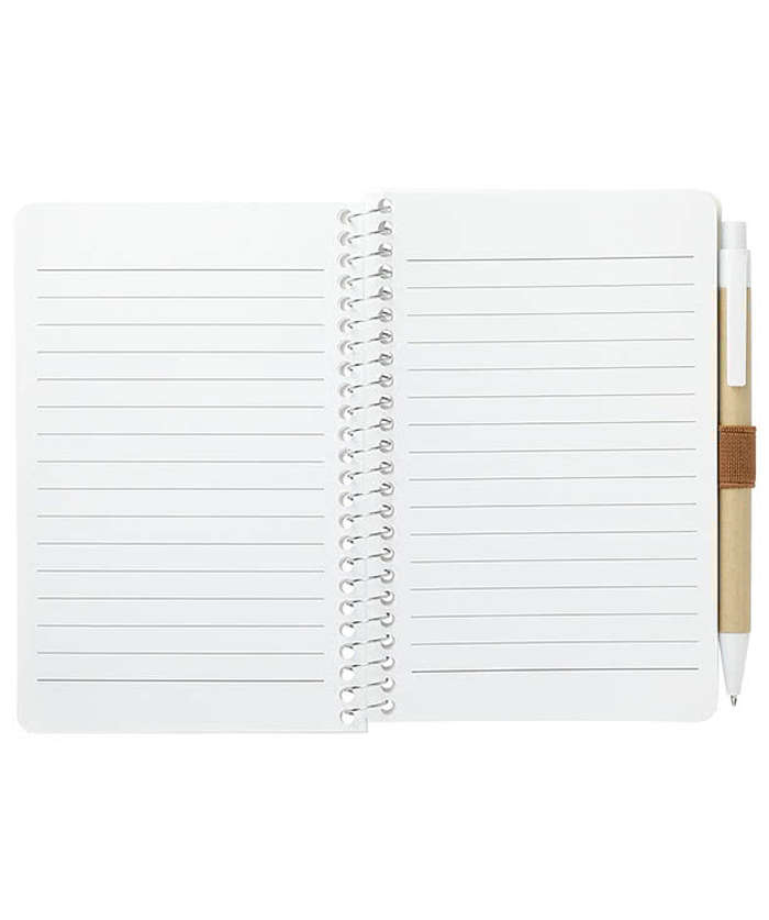 FSC Mix Soft Cover Pocket Spiral Notebook with Pen