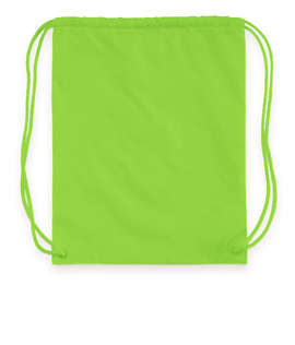 Multicolor Drawstring Bag - Color: Lime Green