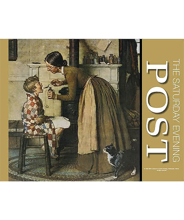 Full Color Saturday Evening Post Spiral Wall Calendar