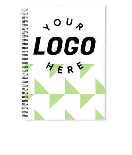 Triangles JournalBooks ® Spiral Notebook - Color: Mint
