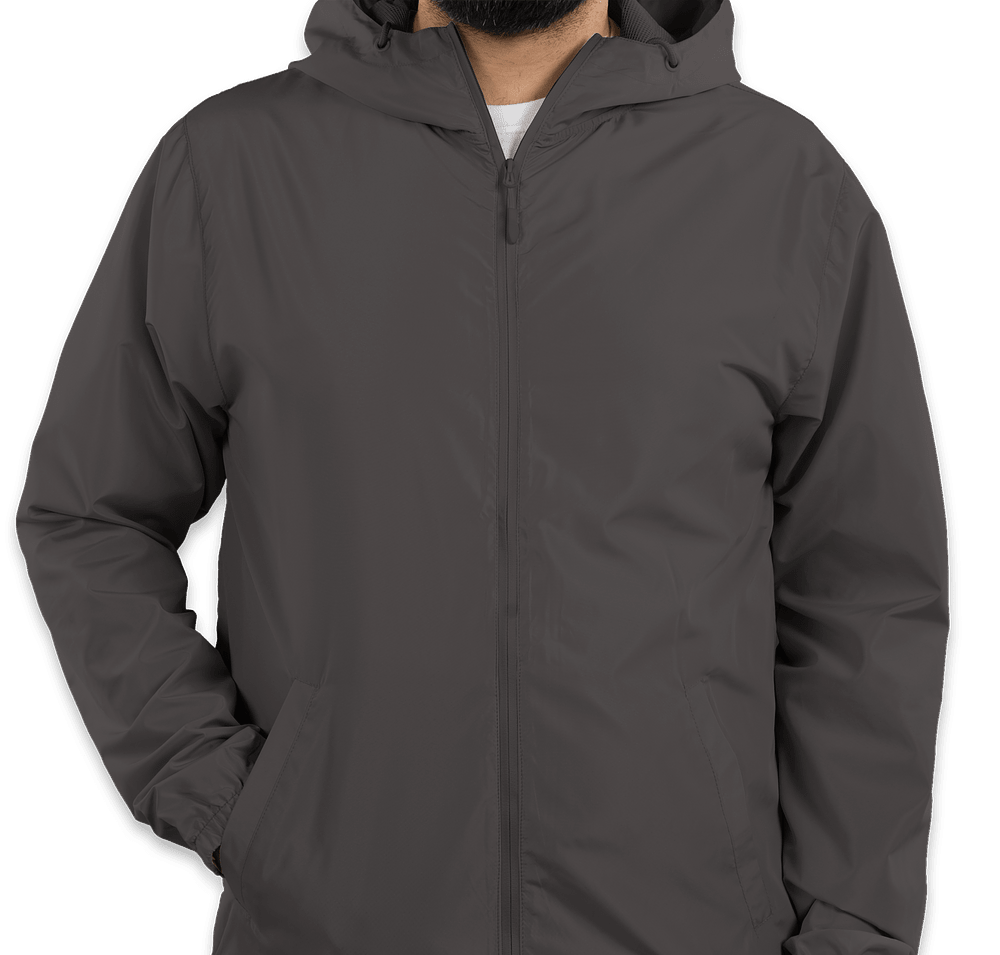 Independent Trading Solid Lightweight Full Zip Jacket-default