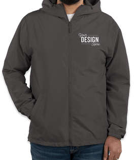 Independent Trading Solid Lightweight Full Zip Jacket - Color: Graphite