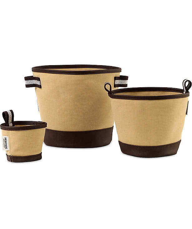 Heritage Supply Plant, Grow, and Store Trio of Plant Pots