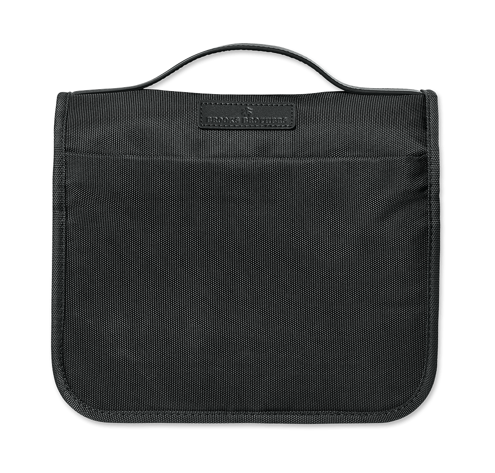 Brooks Brothers Oxford Hanging Travel Pouch-default