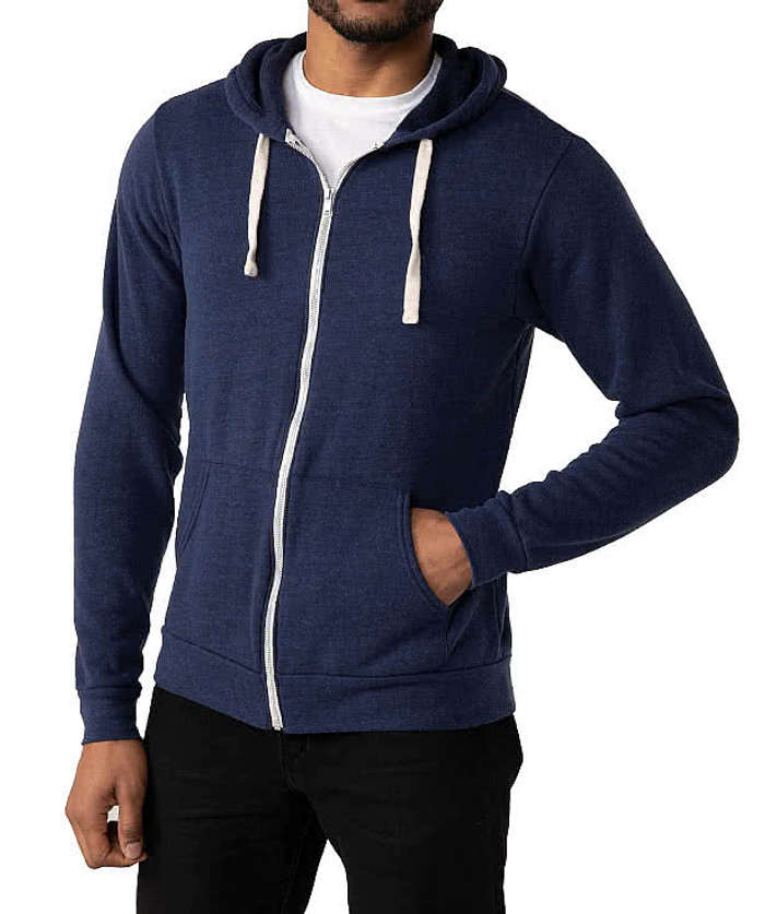 Bella + Canvas Tri-Blend Zip Hoodie
