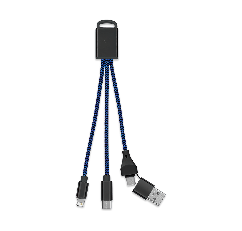 Full Color 3-in-1 Braided Charging Buddy 2.0-default