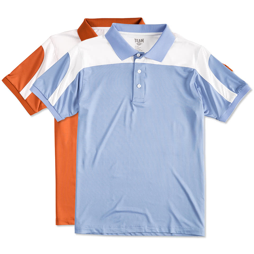 Team 365 Colorblock Performance Polo