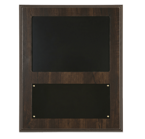 Photo Plaque - Walnut Finish in Walnut