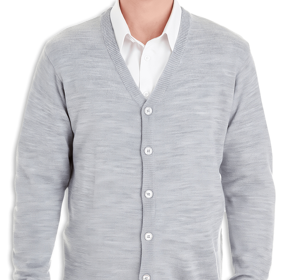 Harriton Pilbloc V-Neck Button-Up Cardigan-default