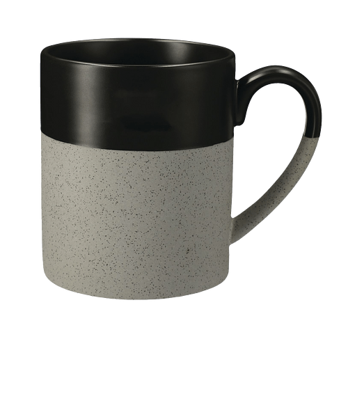 Laser Engraved 15 oz. Otis Ceramic Mug in Gray