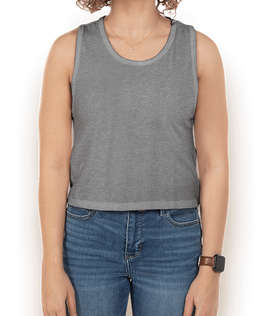 Next Level Women's Festival Lightweight Cropped Tank - Color: Heather Grey