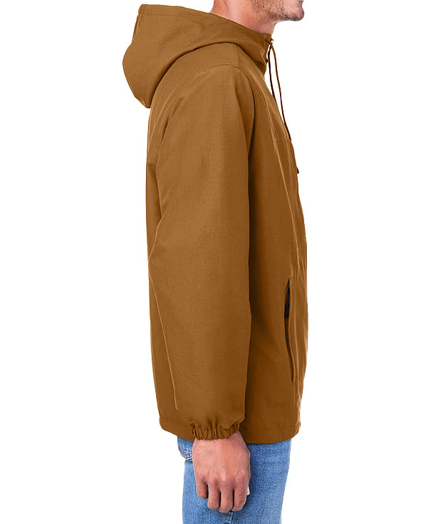 Harriton Flex Twill Hooded Jacket - Printed