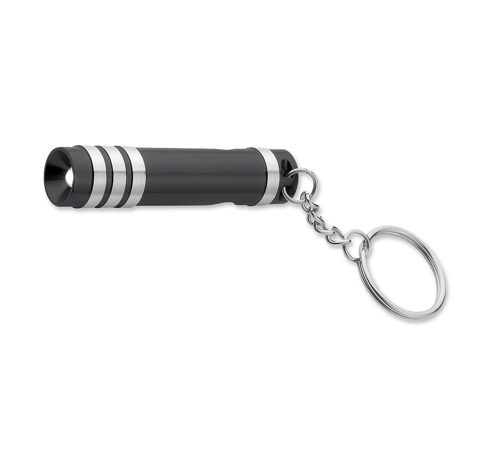 Laser Engraved Versa Aluminum LED Flashlight Keychain with Bottle Opener-default