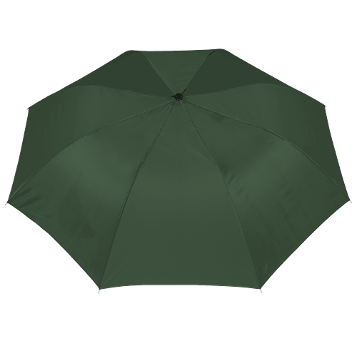 44" Arc Auto Open Solid Telescopic Folding Umbrella in Forest Green